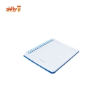 دفترچه یادداشت جلد طلقی بغل بازشو